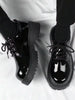 Spring/Summer New Men's Chunky Heel Casual Dress Shoes, Low-Top Lace-Up Business Formal Shoes, Minimalist Derby Shoes For Party, Wedding, Commuting, Dating And Work